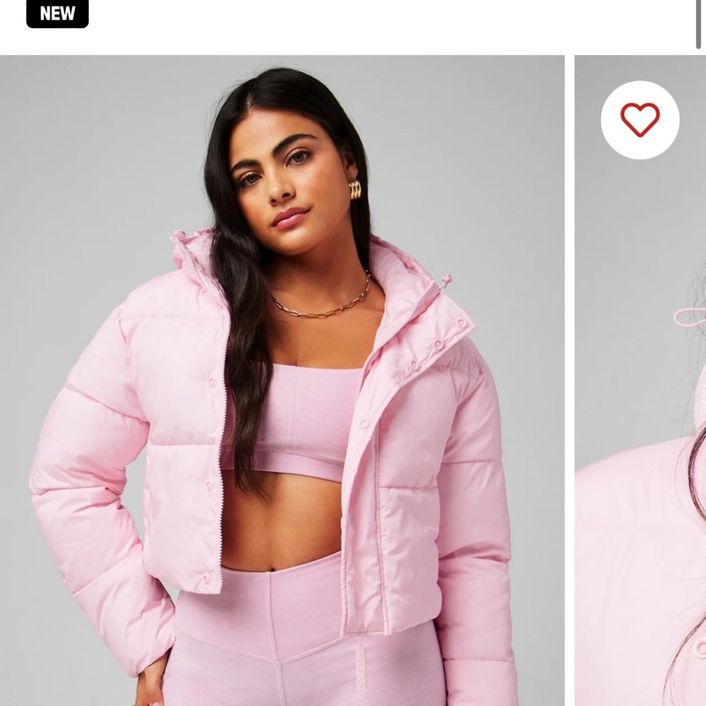 Fabletics Pink Puffer